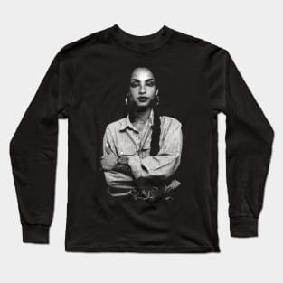 Sade Adu 80s 90s Vintage Long Sleeve T-Shirt